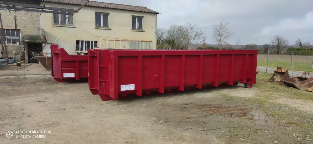 Peinture sur benne à Saint-Michel